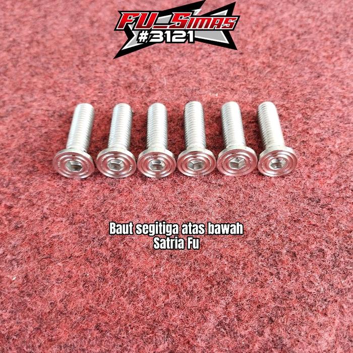 BAUT STEINLESS 304 SEGITIGA SATRIA FU KARBU DAN INJEKSI