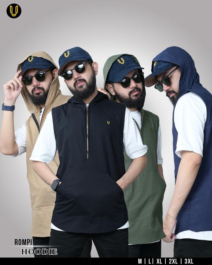 Uhud Basic - Rompi Hoodie Rompi Shalat