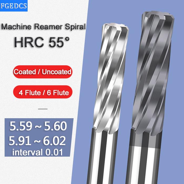 Carbide Machine Reamer Spiral 6.01 5.91 5.92 5.93 5.94 5.95 5.96 5.97