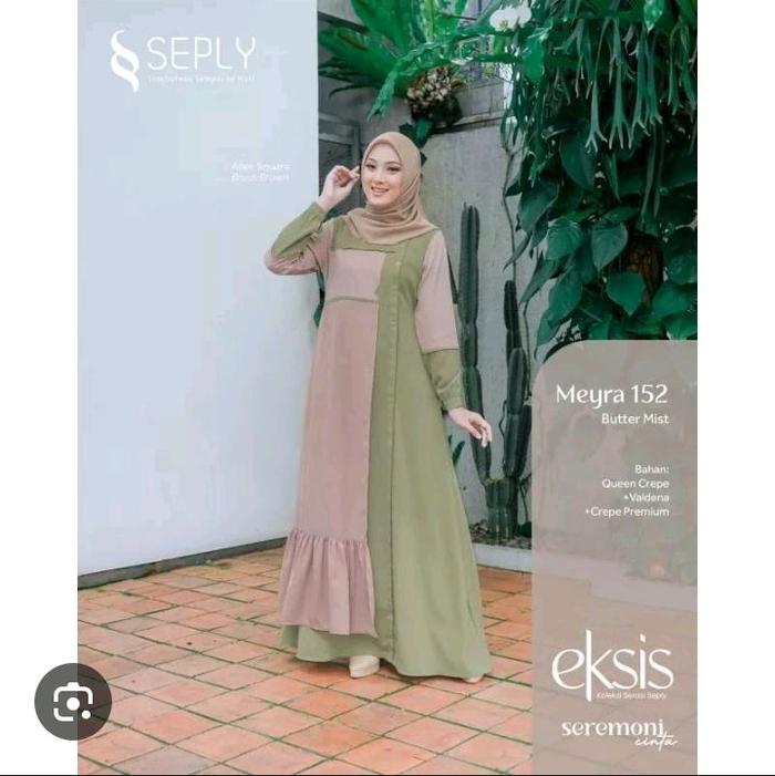 Seply meyra 152 Gamis Wanita Muslim