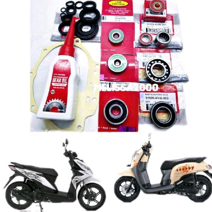 BEARING LAHER RASIO SET 10AITEM K44 SCOOPY DONAT RING VELG 12 2017-2020, BEAT STREET ECO 2017-2019,