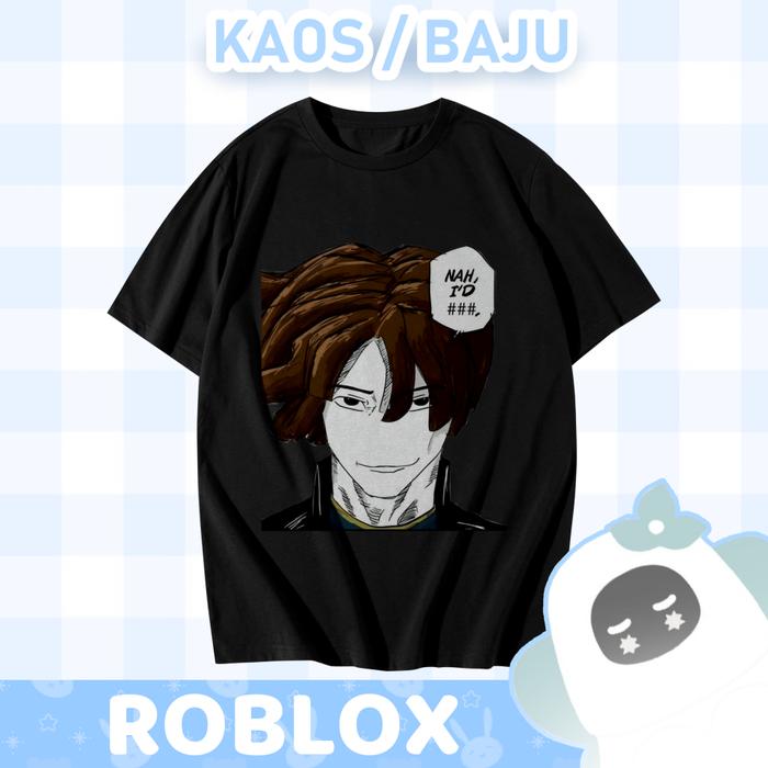 Kaos / Baju Anak-Anak & Dewasa ROBLOX BACON "I'D WIN"