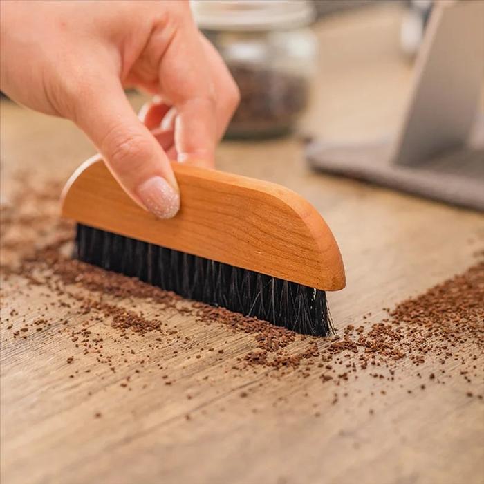 Sikat Meja Bar Kopi Cleaning Powder Brush Bar Horsehair
