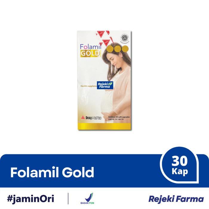 PROMO GUYS Folamil Gold 30 Kapsul - Dexa Medica Suplemen Vitamin Ibu Hamil PREMIUM