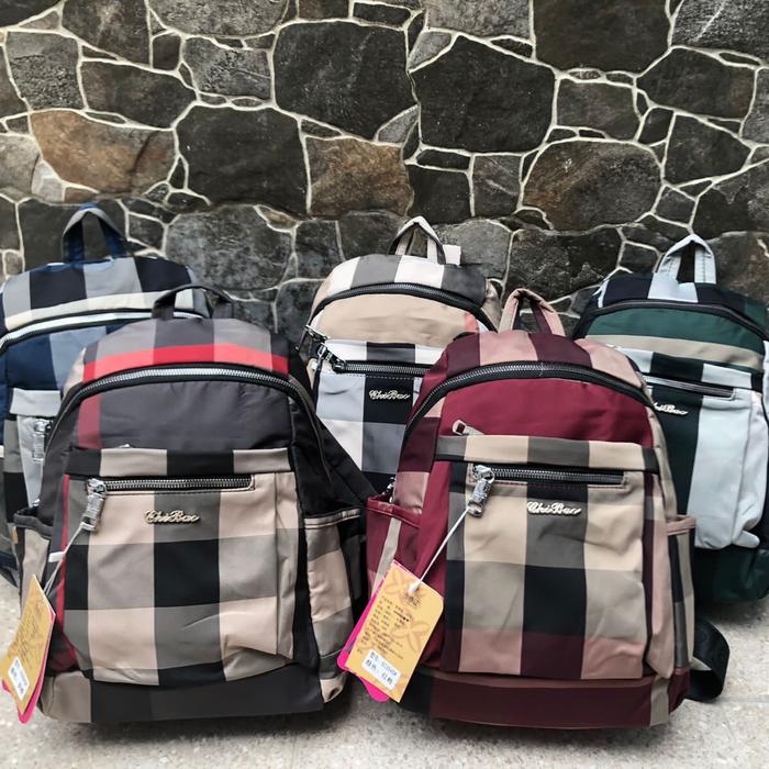 Tas Ransel CB 354 Blueberry Bahan Parasut