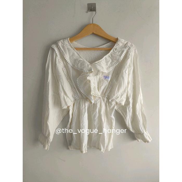 Blouse Poly Katun Tekstur CAT QUEEN
