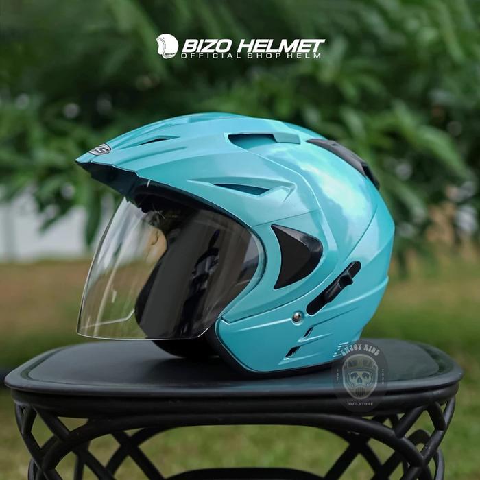 HELM KACA DOUBLE VISOR DOFF / GLOSSY ORIGINAL SKS SNI