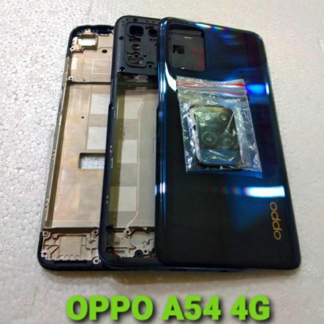 Casing Kesing Housing Fulset Oppo A54 Lengkap Frame Lcd *