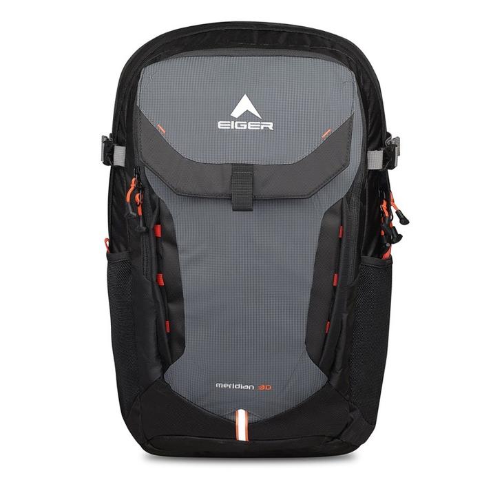 Tas Ransel Eiger Meridian 30L Black Grey 2493 Original Laptop Backpack Traveling Working
