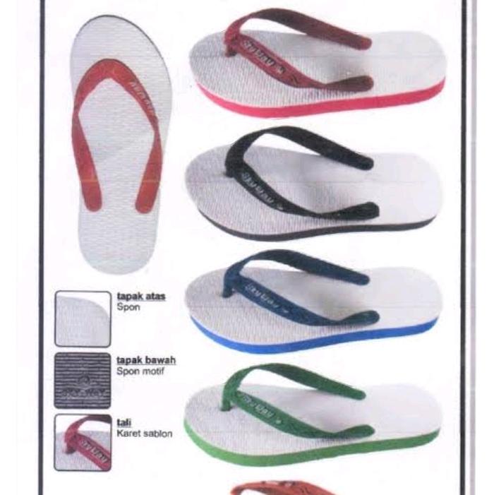 sandal jepit merek skyway bahan karet enteng Sendal