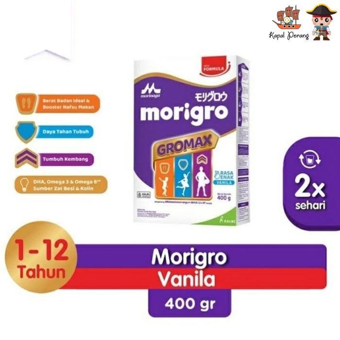 Morinaga Morigro Susu Bubuk Pertumbuhan Anak 1-12 Tahun 400gr