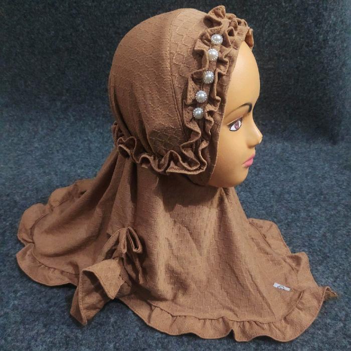 by aisha - Hijab bayi / Hijab anak 0 bln - 3 thn bahan strada.