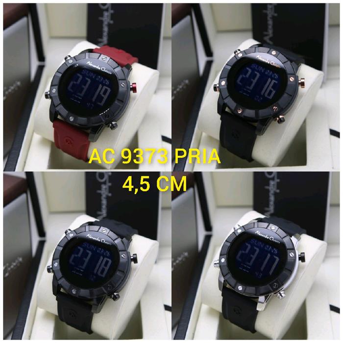 JAM TANGAN PRIA ALEXANDRE CHRISTIE AC 9373 DIGITAL RUBBER ORIGINAL / JAM TANGAN ALEXANDER CHRISTIE C