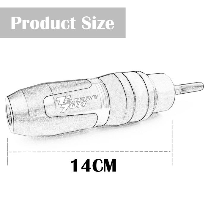 Aksesori Sepeda Motor CNC Pelindung Jatuh Slider Knalpot Slider Crach