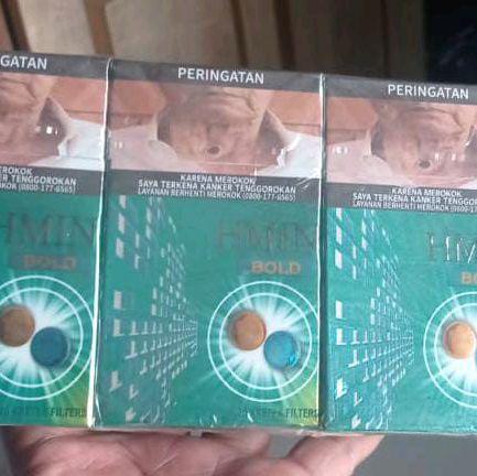 kalung rantai liontin nama Hmin bahan monel anti karat