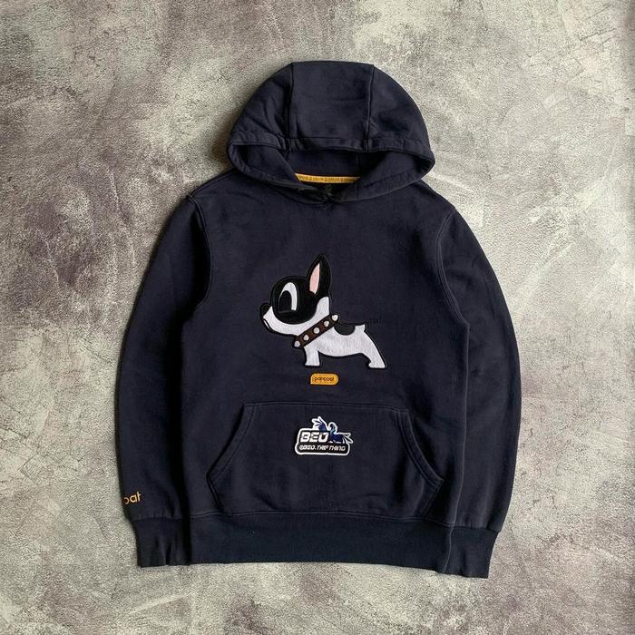 hoodie pancoat navy ukuran xs ..........