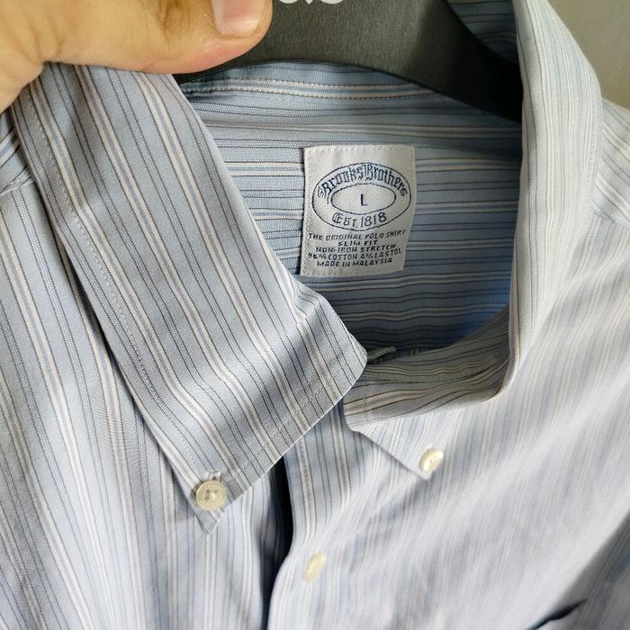 Brooks brothers SIZE XL SLIM FIT branded kemeja pria