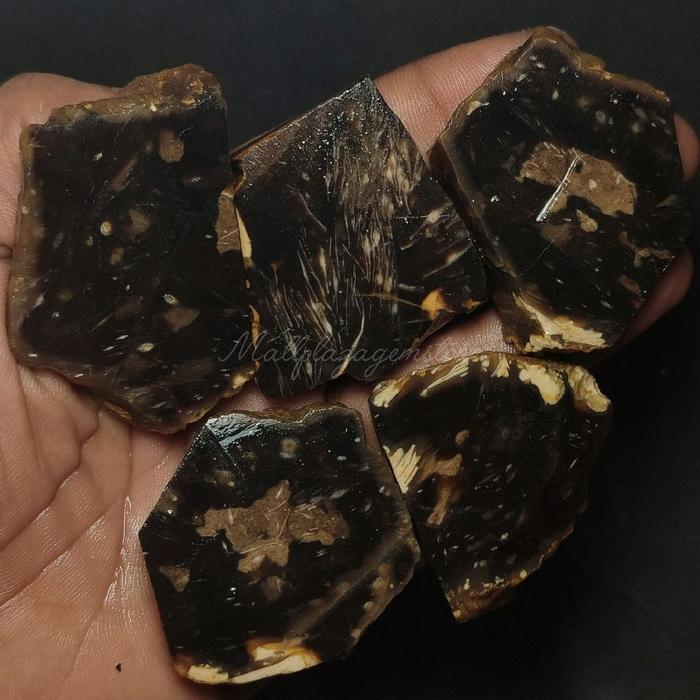 bahan batu bulu macan sindang asli alam / lempengan bulu macan sindang / batu bulu macan sindang / b