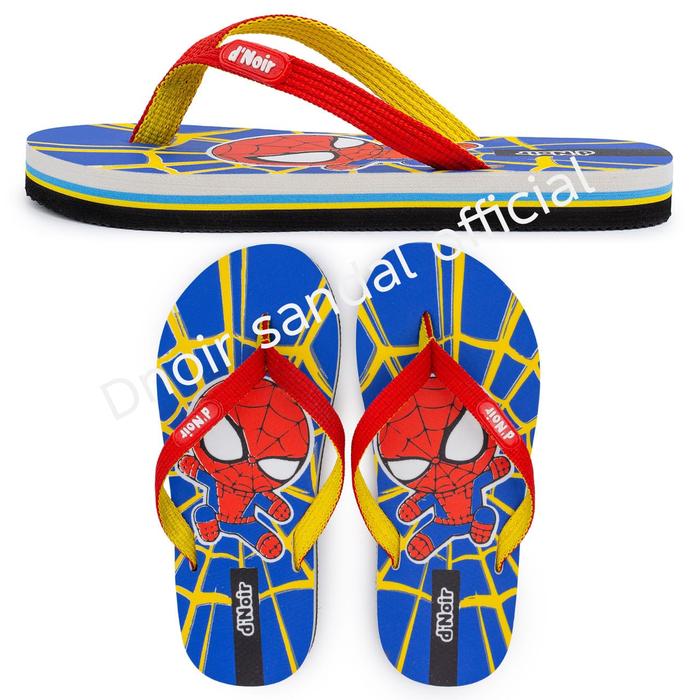 DNOIR Sandal Jepit Anak Laki Laki SPIDERMAN size 25 - 36 Fashion