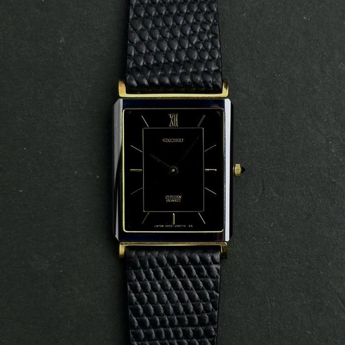 jam tangan pria vintage citizen tank exceed tungsten original