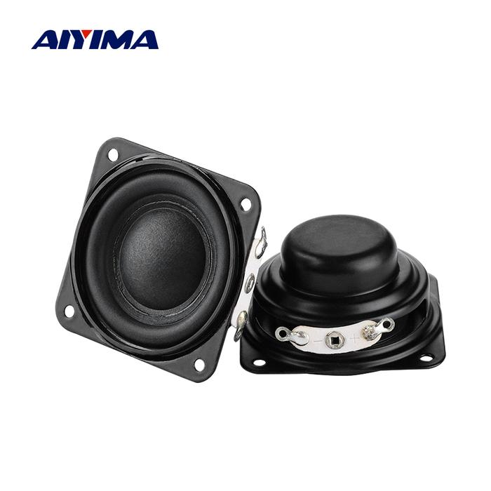 AIYIMA 2Pcs 1.5 Inch Mini Full Range Portable Speaker 4 Ohm 5 10W