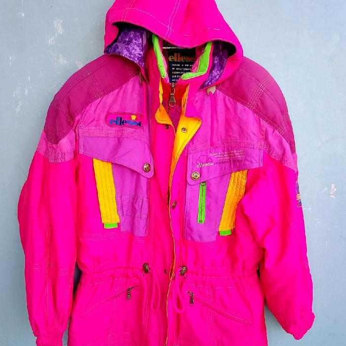 jaket vintage Ski Ellese pria / Wanita