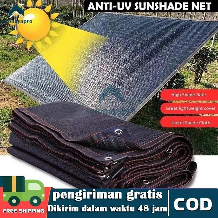 4*5M Jaring Shading Net Paranet 90% Anti-UV Sunshade Net Shading Ratejaring Tanaman Outdoor Garden N