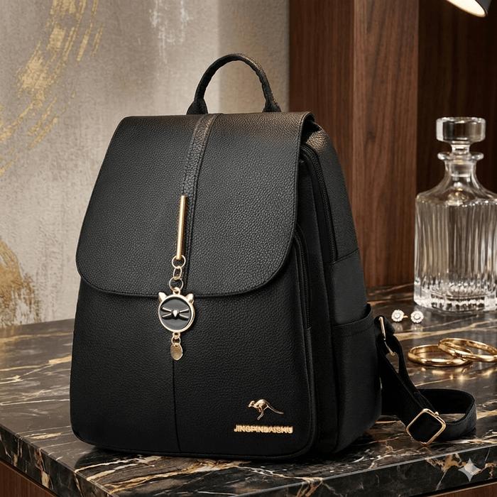 3100 Aff Tas Ransel Wanita Kulit Premium Model Korea Kekinian / Backpack Cewek Cantik Elegant Import