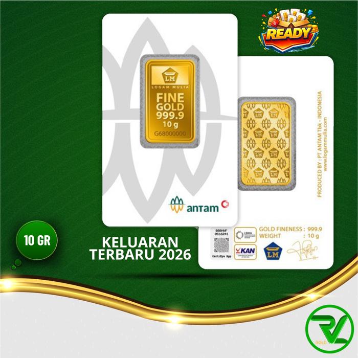 EMAS ANTAM LM Logam Mulia 10 Gr / 10 Gram / 10g REINVENTED
