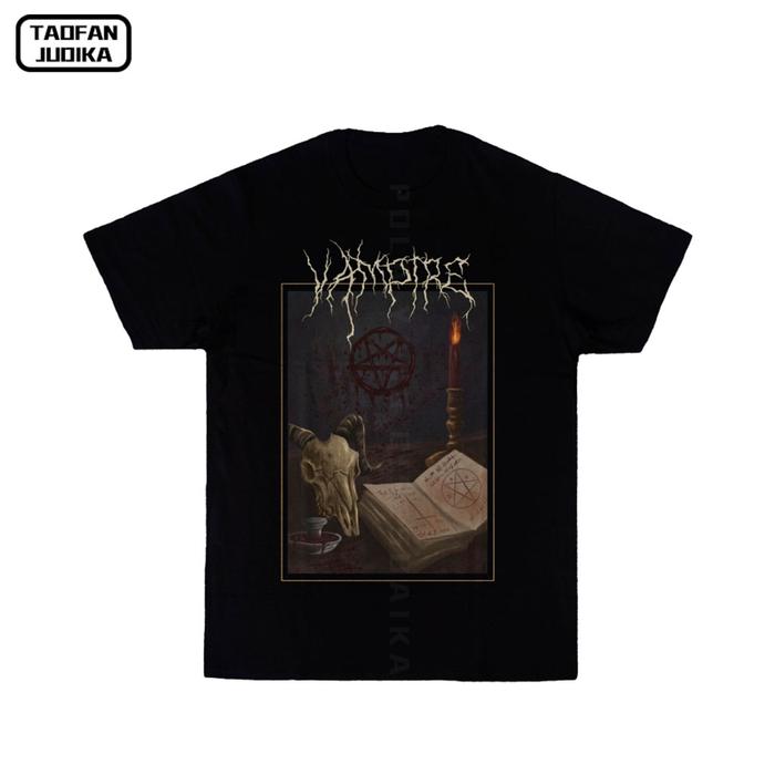 Kaos Metal Vampire Kingdom Kaos Pria Kaos Hitam Distro Boy| Mantra| Hitam100% katun