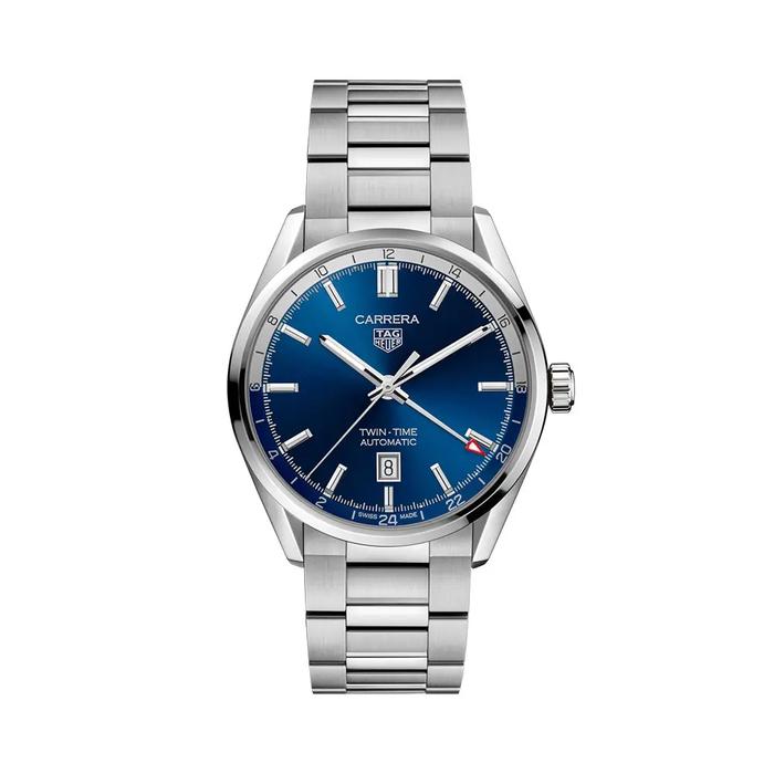 Jam Tangan TAG Heuer Carrera Twin Time Automatic 41mm Steel