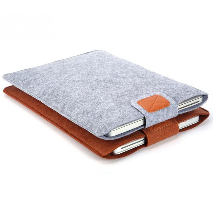 Tas Laptop Cover Laptop Soft Sleeve Case for Laptop 11" 13" 15"-GRAY - 11 INCH