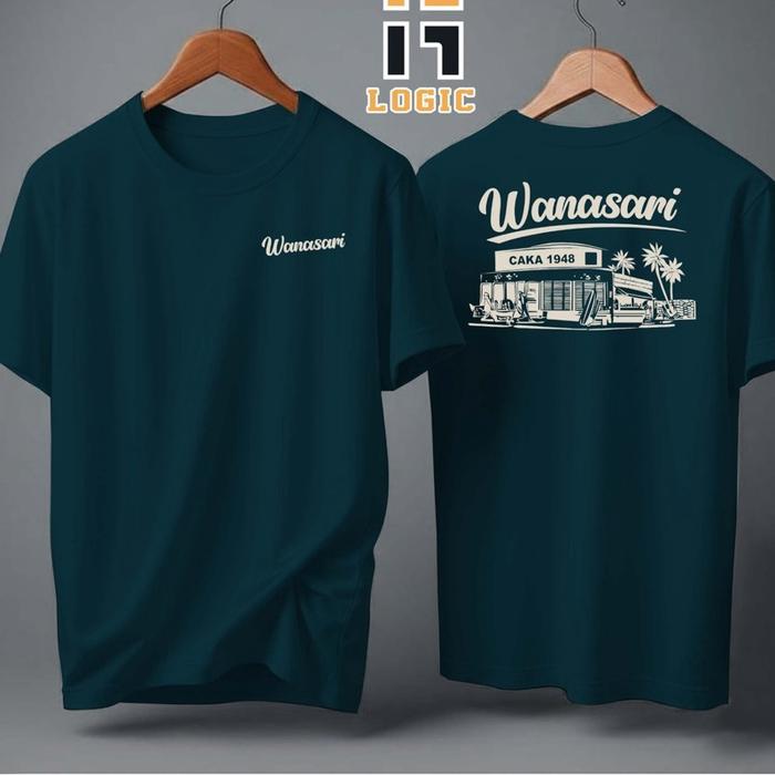 Logic KonveksiBali Baju STT WANASARI Warna Hijau Tua Desain CAKA 1948 untuk Pria dan Wanita
