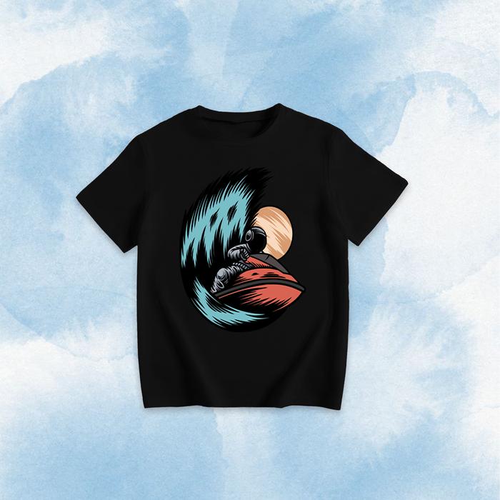 Kaos Anak Motif Astronot Jetski - Kaos Anak Usia 1 -15 Tahun - Kaos Kartun Keren - Baju Distro Anak