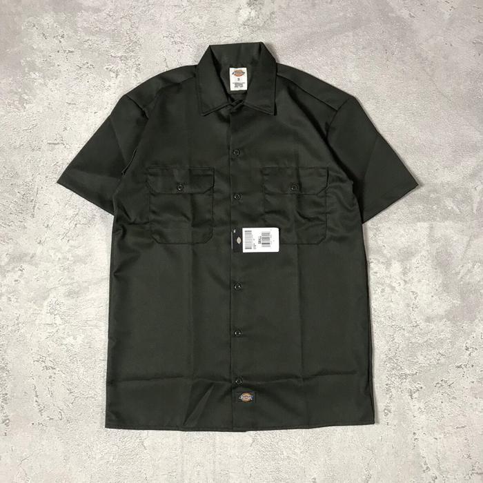 Dickies Workshirt Olive Green - 100% Original