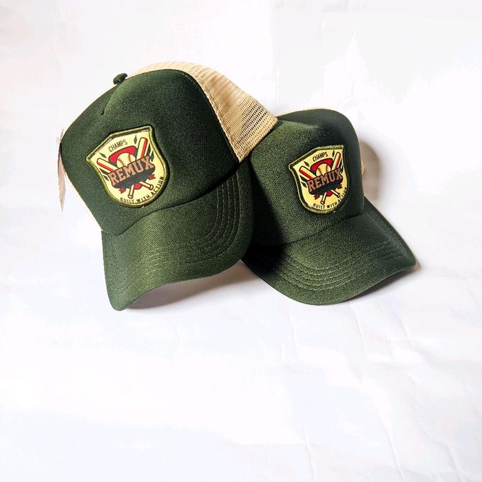 Topi Remux Pria - Topi Trucker / Jaring Jala Osaka Premium | Streetwear Urban Style