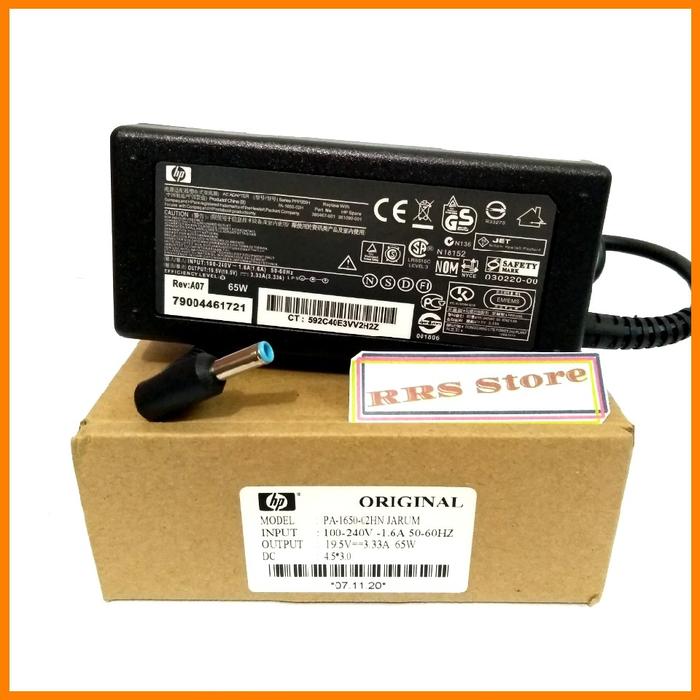 ADAPTOR CASAN CHARGER HP 19.5V 3.33A 4.5*3.0mm ORIGINAL PPP009C HSTNN-CA15 HSTNN-LA15 HSTNN-DA01