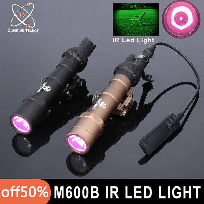 Metal Surefir M600B IR Led Light M600 Tactical Flashlight Light 500