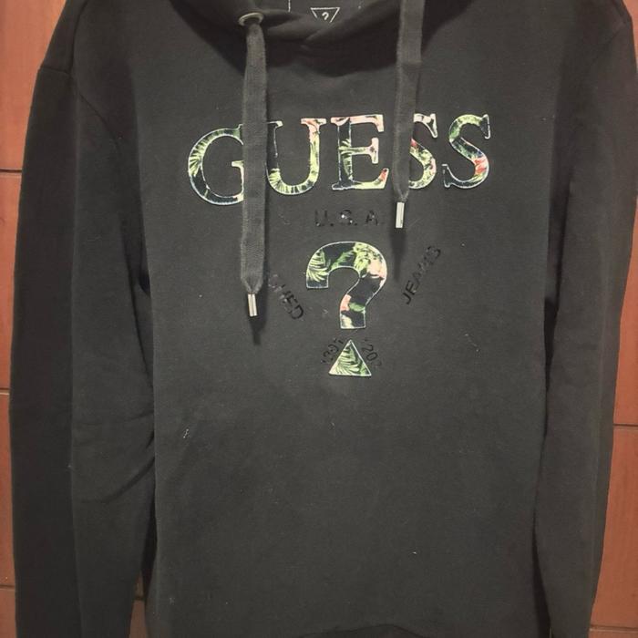 Hoodie Guess second original bahan tebal
