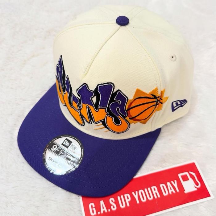 New Era NBA Phoenix Suns White Purple 9FIFTY Snapback Hat