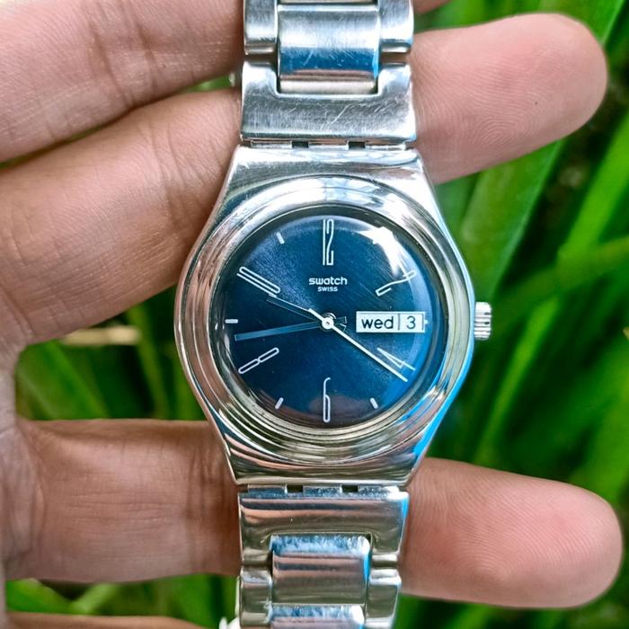 Jam Tangan Swatch Irony Quartz Original