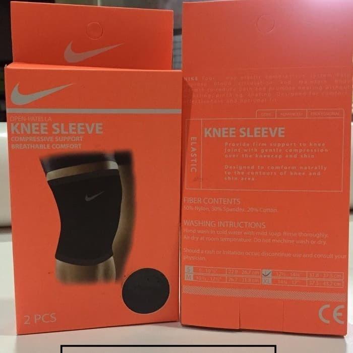 KNEE SUPPORT PELINDUNG LUTUT ISI 2 - DEKER LUTUT ADIDAS /NIKE Sleeve Pendek Import isi 2 NYLON
