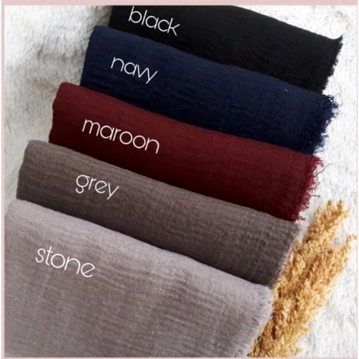 terlaris aa.store09  pashmina crinkle shawl kerudung rawis kusut hijab pasmina cringkle jilbab crinc