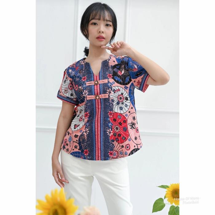 Terlaris- Batik By Luwen - Baju Atasan Batik - Baju Batik Luwen - Type 9 -Gratisongkir