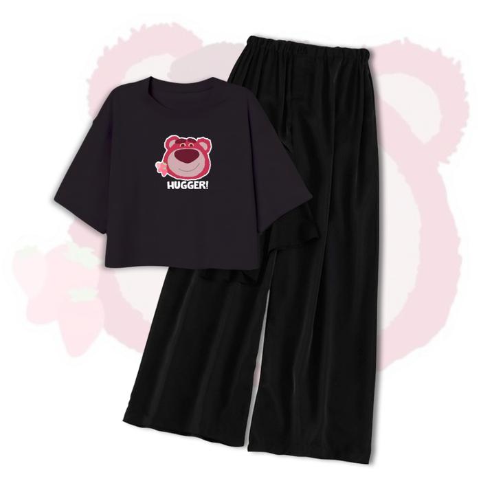 CLSTORE SETELAN ANAK REMAJA USIA 9-16 TAHUN DAN CELANA KULOT KAOS CROP OVERSIZE LOTSO HUGGER