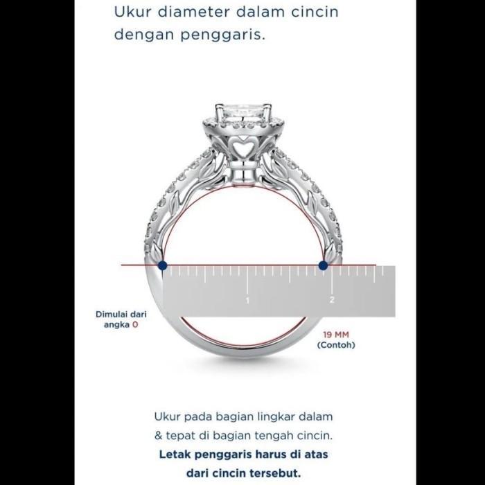 Cincin Eco Diamond Stamp Pt950