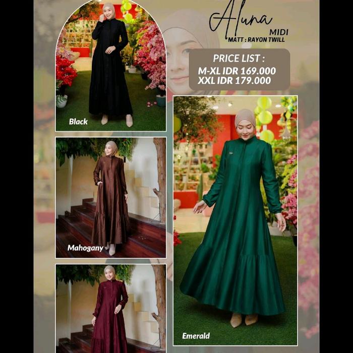 ALUNA MIDI Dress by Hayfa
