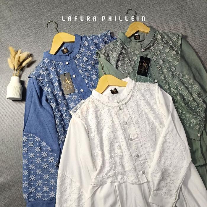 Lafura Phillein | DRESS | GAMIS AN NUR COLLECTION | Gamis set outer bisa dilepas pasang