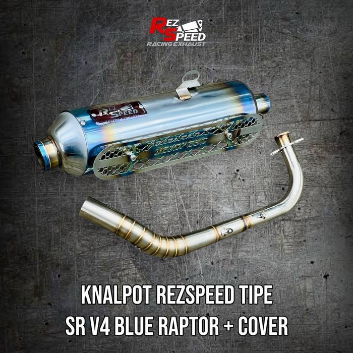 Knalpot Rez Speed Tipe SRV4 Standar Racing Full Stainless untuk Vario Beat Scoopy Aerox 155 160 New 