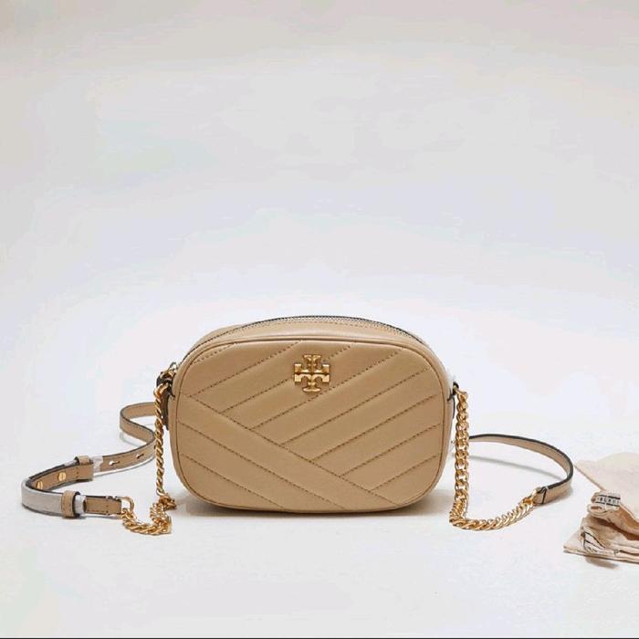 Tas Wanita TB ORIGINAL USA Small Kira Chevron Camera Bag AUTHENTIC STORE
